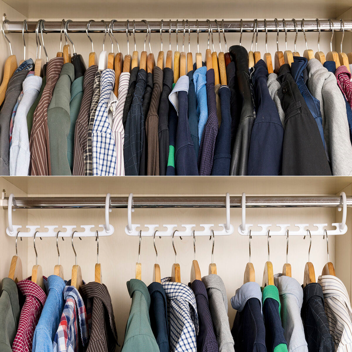 Organizér na ramínka Plusrobe InnovaGoods, 24 dílů – obrázek 3