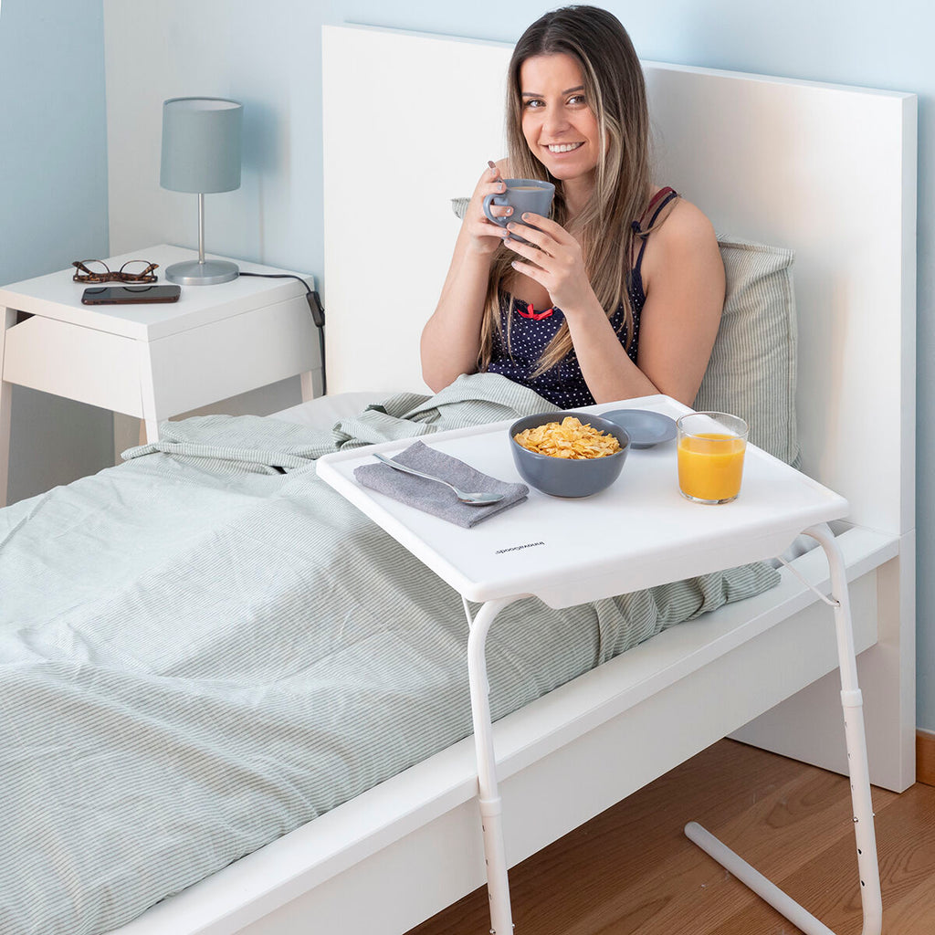 Příruční skládací stolek s nastavitelnou výškou Foldy Table InnovaGoods – obrázek 3