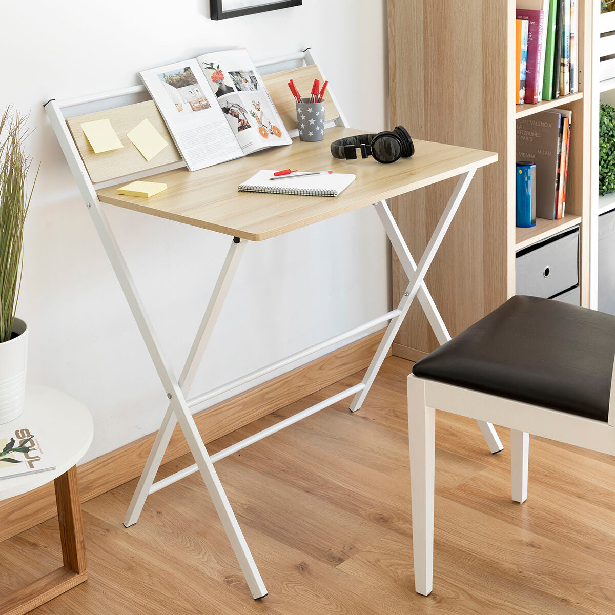 Sklopný psací stůl Tablezy InnovaGoods s policí, šířka 84 cm – obrázek 2
