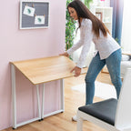Skládací stolek Dolenkaf InnovaGoods, 80 × 75 cm, MDF a ocel – obrázek 2