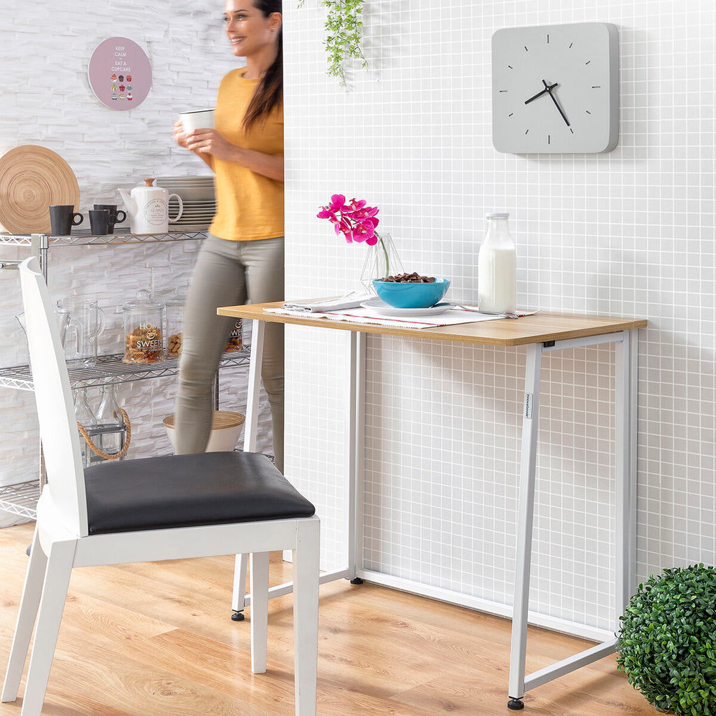 Skládací stolek Dolenkaf InnovaGoods, 80 × 75 cm, MDF a ocel – obrázek 5