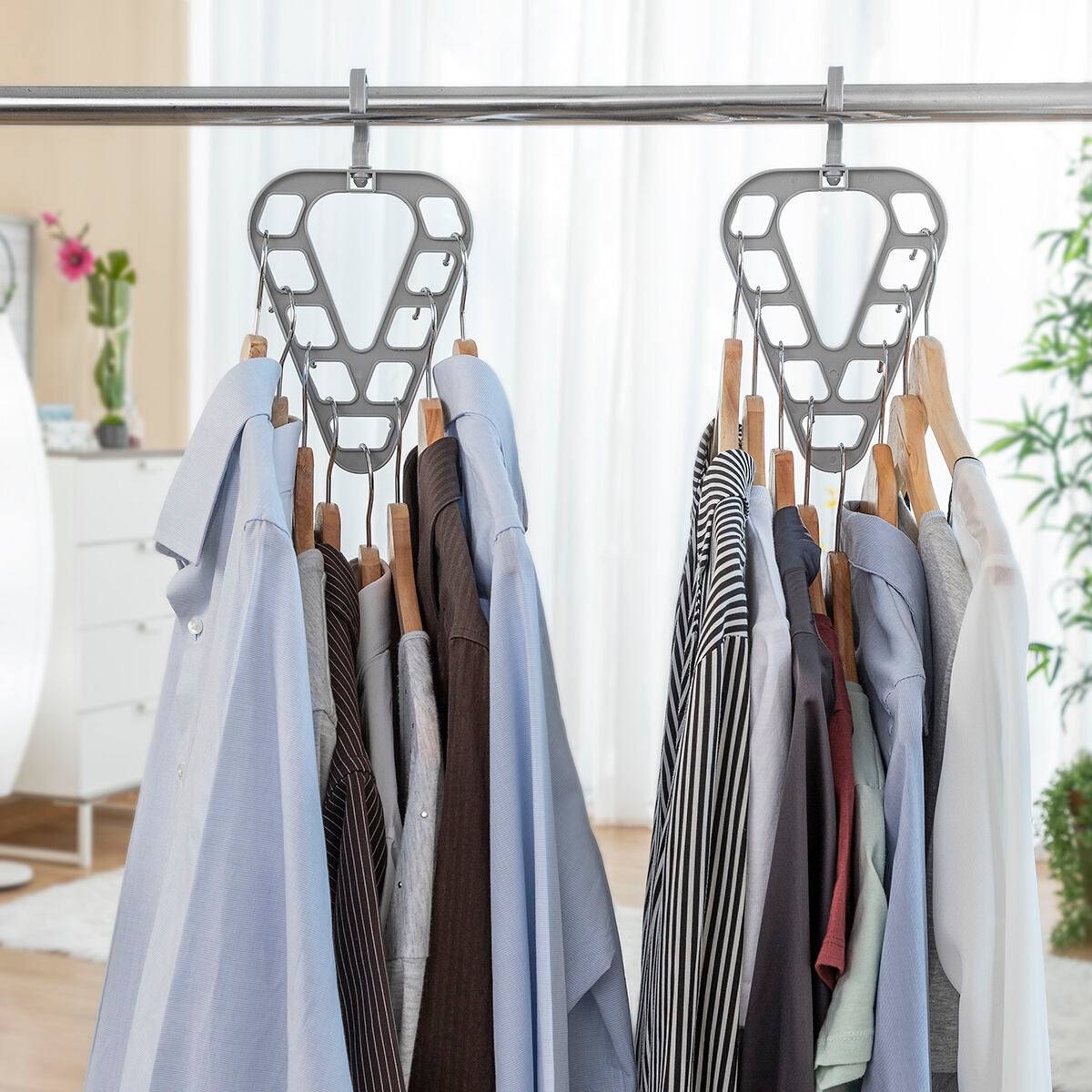 Organizéry na ramínka Orzer InnovaGoods 2 kusy