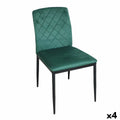 Židle Versa ZEGERS zelená 58 x 83 x 44 cm (4 kusy)