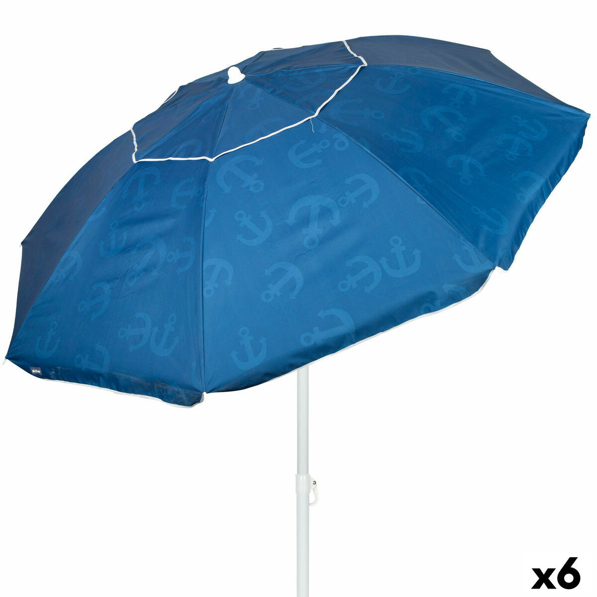 Slunečník Aktivní modrý 220 x 210 x 220 cm (6 kusů)