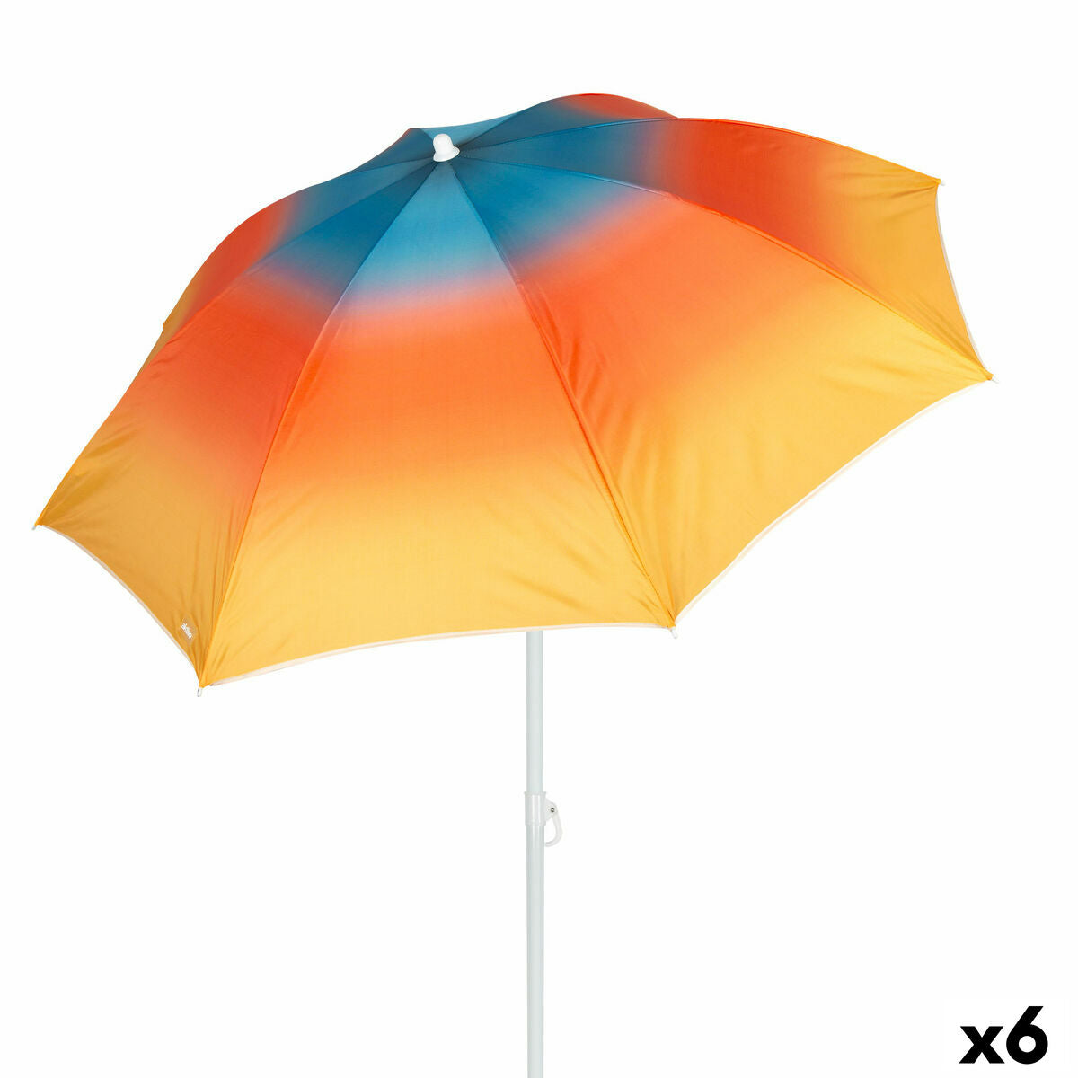 Slunečník Aktivní Barevný 180 x 195 x 180 cm (6 kusů)