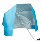 Slunečník Active modrý 200 x 185 x 200 cm (6 ks)