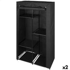 Organizér na oblečení a boty Max Home černý 88 x 167 x 45 cm 2 kusy