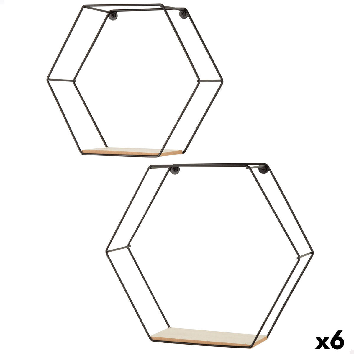 Police Max Home železo dřevo MDF 29 X 26 X 10 CM (6 kusů)