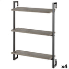 Police Max Home železo dřevo MDF 40 x 55 x 12 cm (4 kusy) 57,5x24,5x16 cm