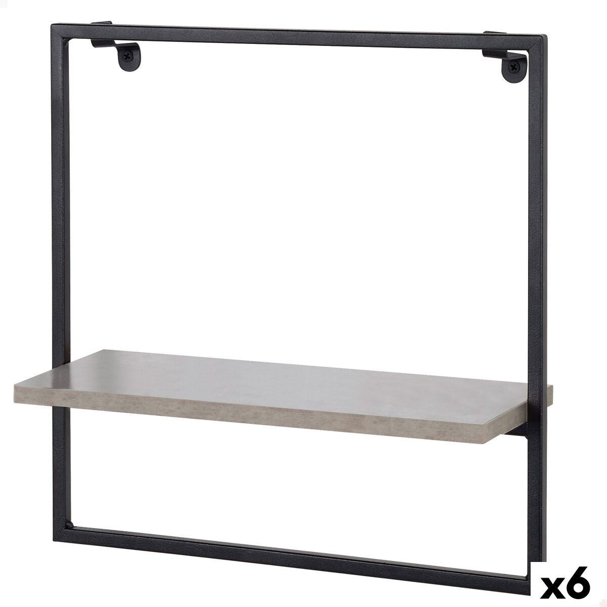 Police Max Home železo dřevo MDF 35 x 35 x 12 cm (6 kusů) 37x14,5x38,5 cm