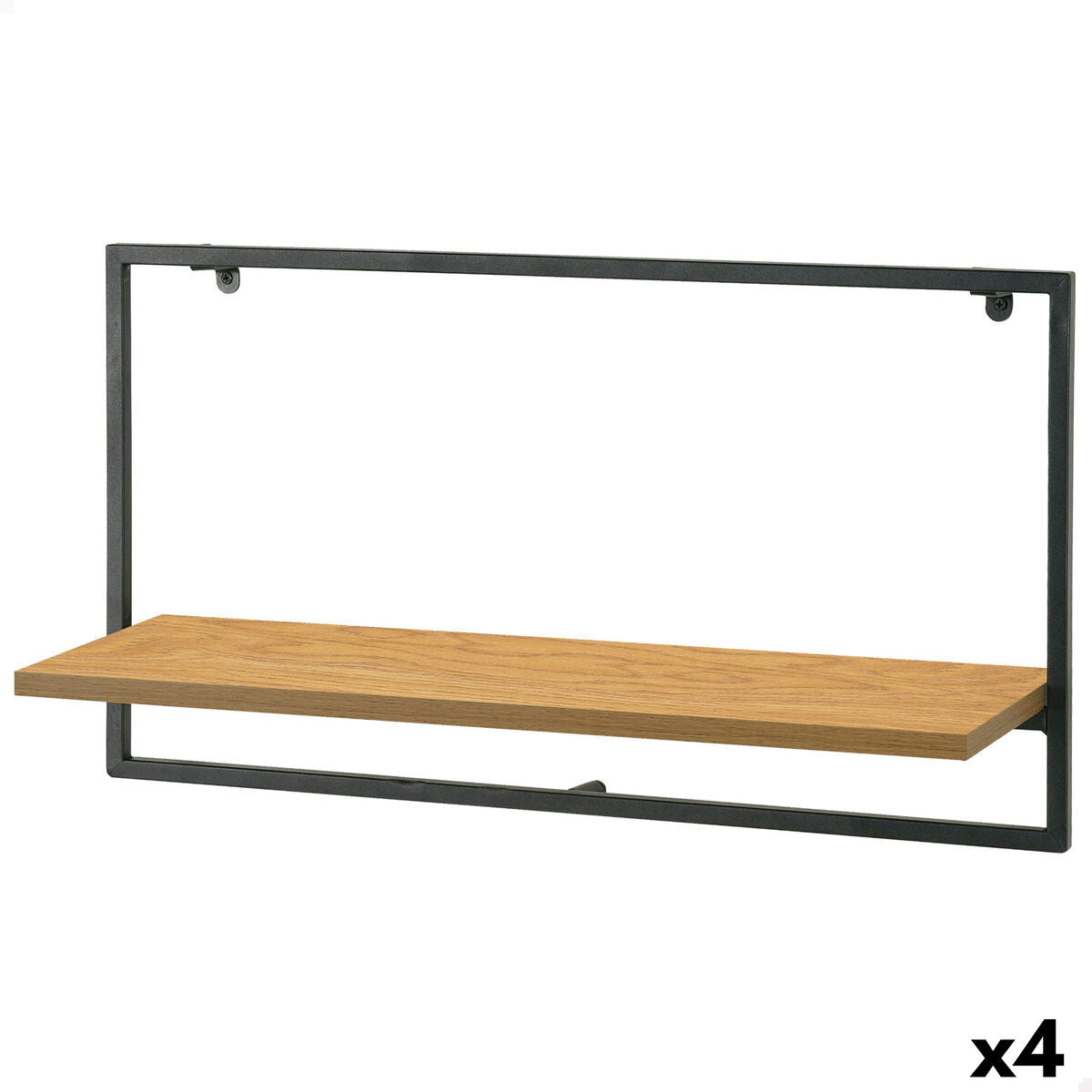Police Max Home železo dřevo MDF 65 X 35 X 20 CM (4 kusy) 67x11x38 cm hnědá