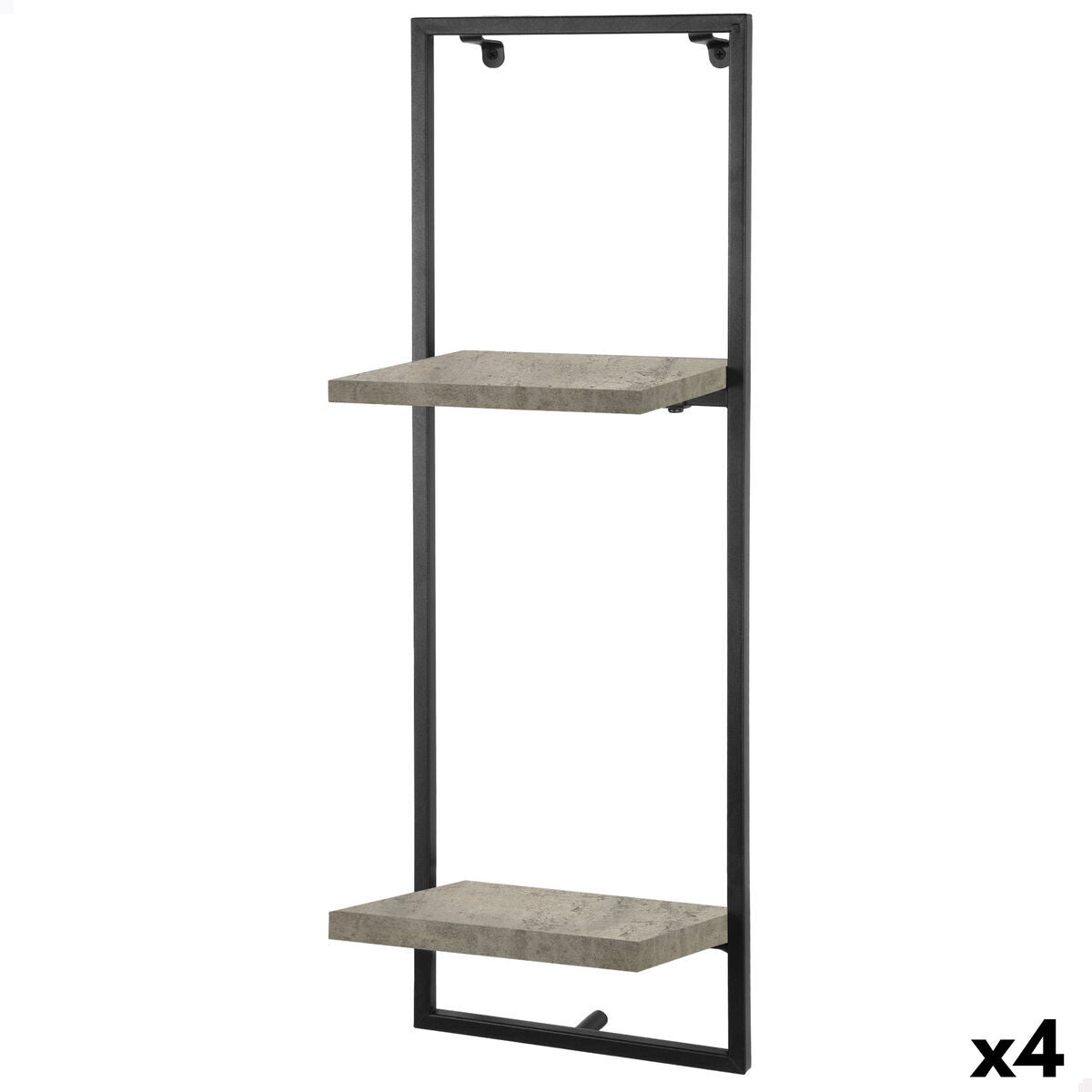 Police Max Home železo dřevo MDF 25 x 75 x 20 cm (4 kusy) 77,5x10,5x27,5 cm