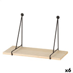 Police Max Home železo dřevo MDF 30 x 20 x 14,5 cm (6 kusů)