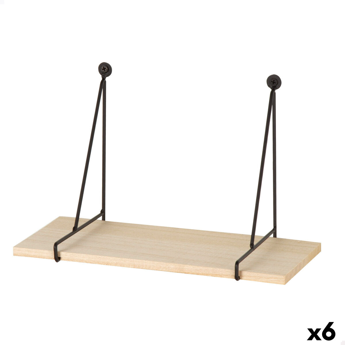 Police Max Home železo dřevo MDF 30 x 20 x 14,5 cm (6 kusů)