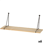 Regály Max Home železo dřevo MDF 50 X 20 X 14,5 CM (6 kusů)