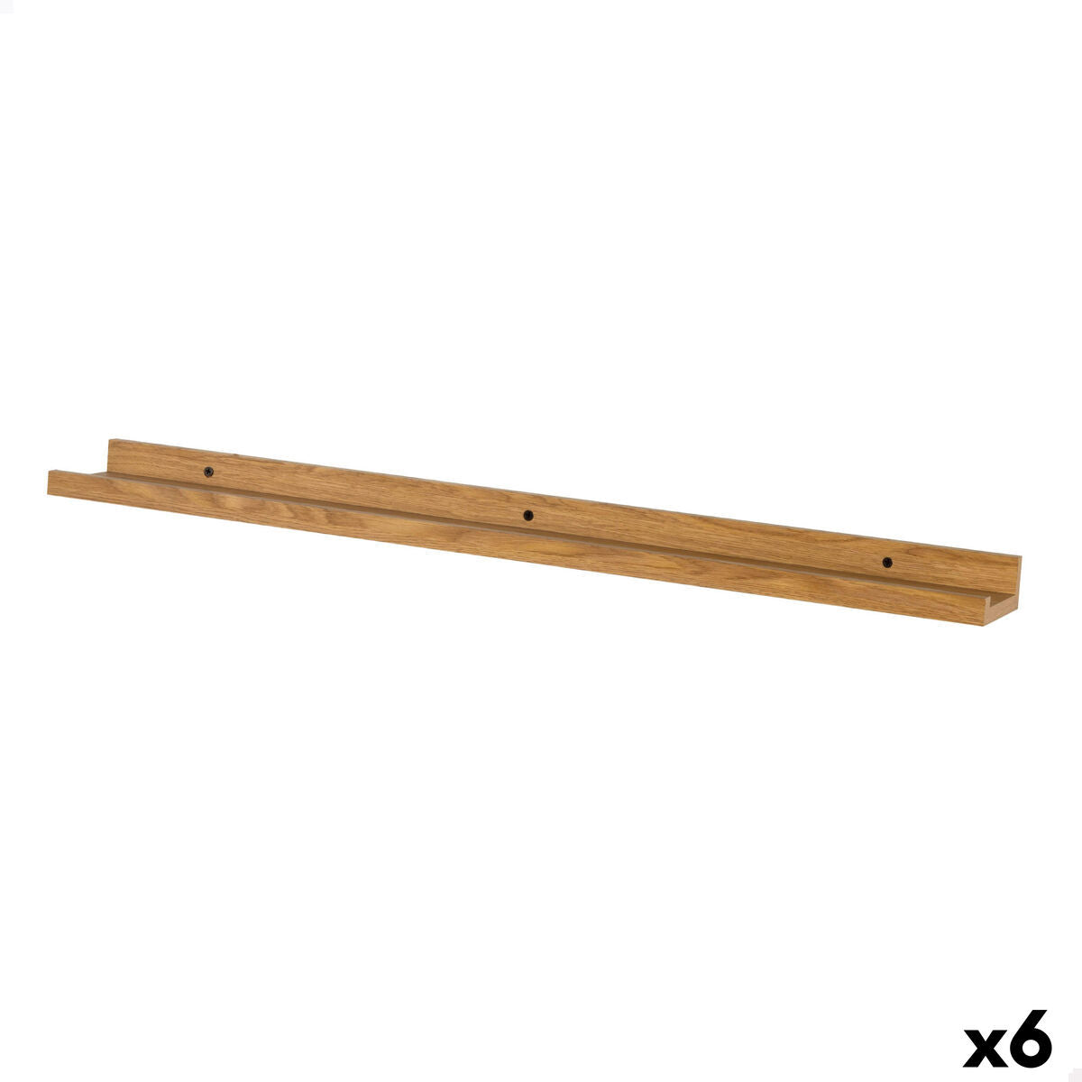 Police Max Home dřevo MDF 80 x 4 x 10 cm (6 kusů)